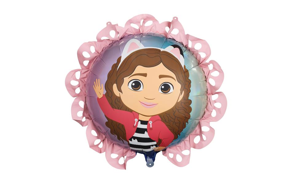 PartyDeco Folienballon Gabby's Dollhouse – mehrfarbig – 52 × 42 cm – Folie – 1 Stk