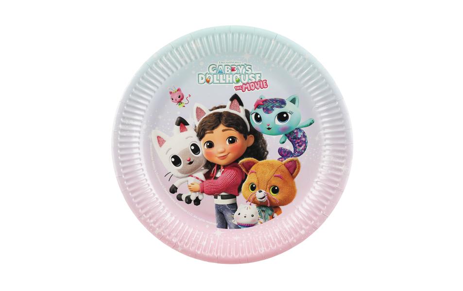 PartyDeco Teller, Papier – Ø 23 cm, mehrfarbig – 6 Stk.