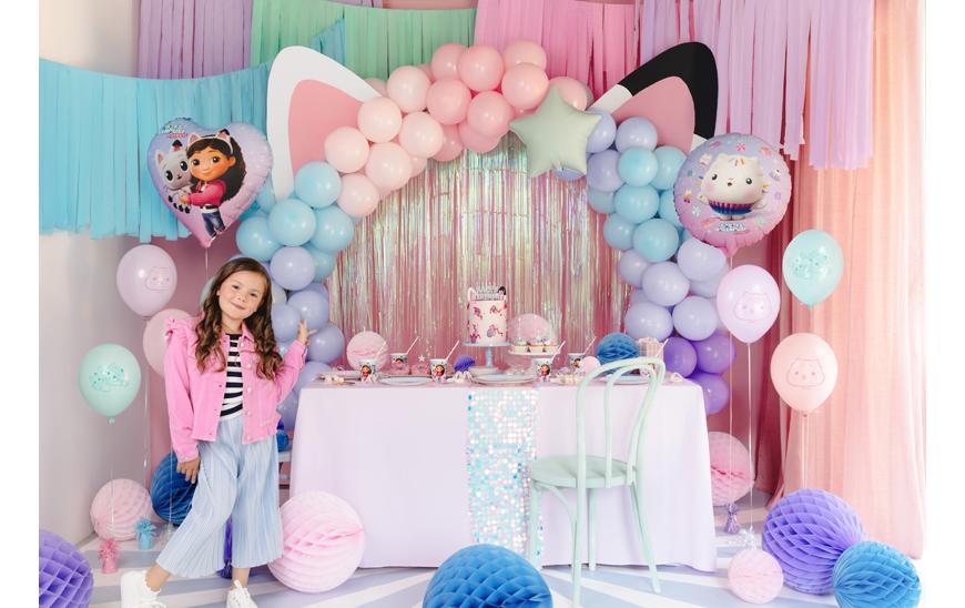 PartyDeco Folienballon Cupcake – mehrfarbig – Ø 35 cm – Folie – 1 Stück