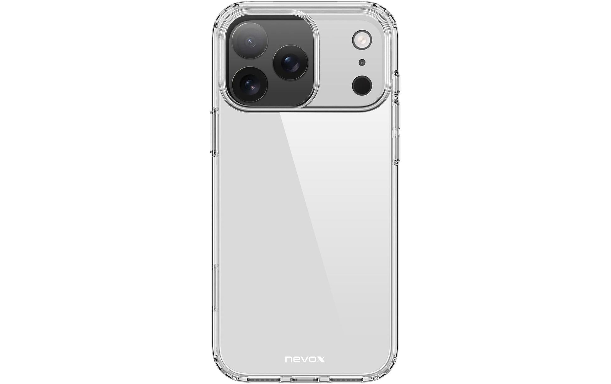 nevox StyleShell Backcover – für Apple iPhone 17 Pro, TPU, Transparent