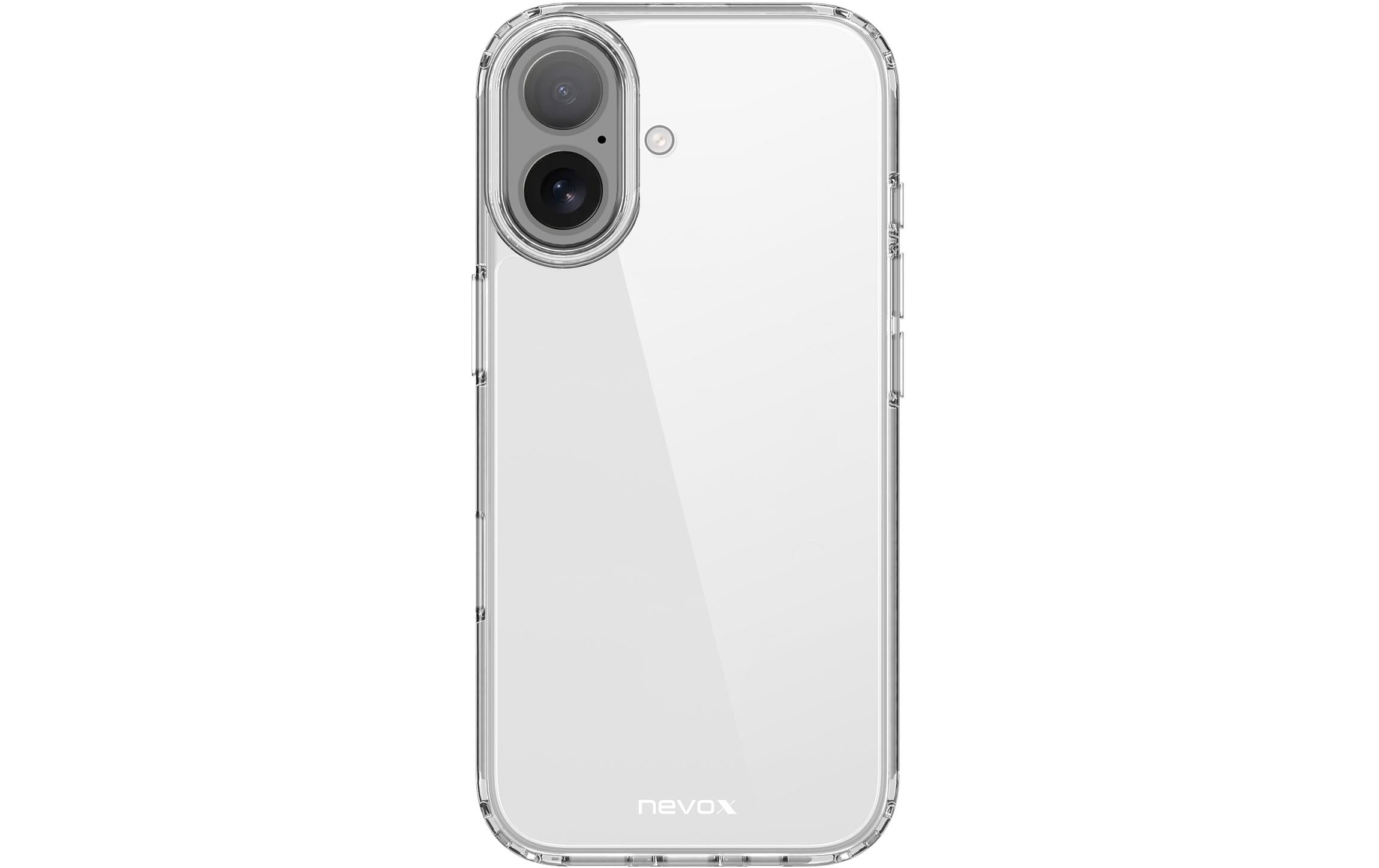 nevox StyleShell Backcover – für Apple iPhone 17, TPU, Transparent