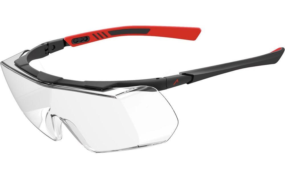 ACE Schutzbrille Evo OTG – klar, beschlagfrei, kratzfest, für Brillenträger