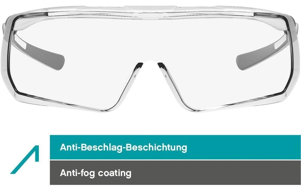 ACE Überbrille Evo 5006-T2 – klar, für Brillenträger, beschlagfrei, kratzfest