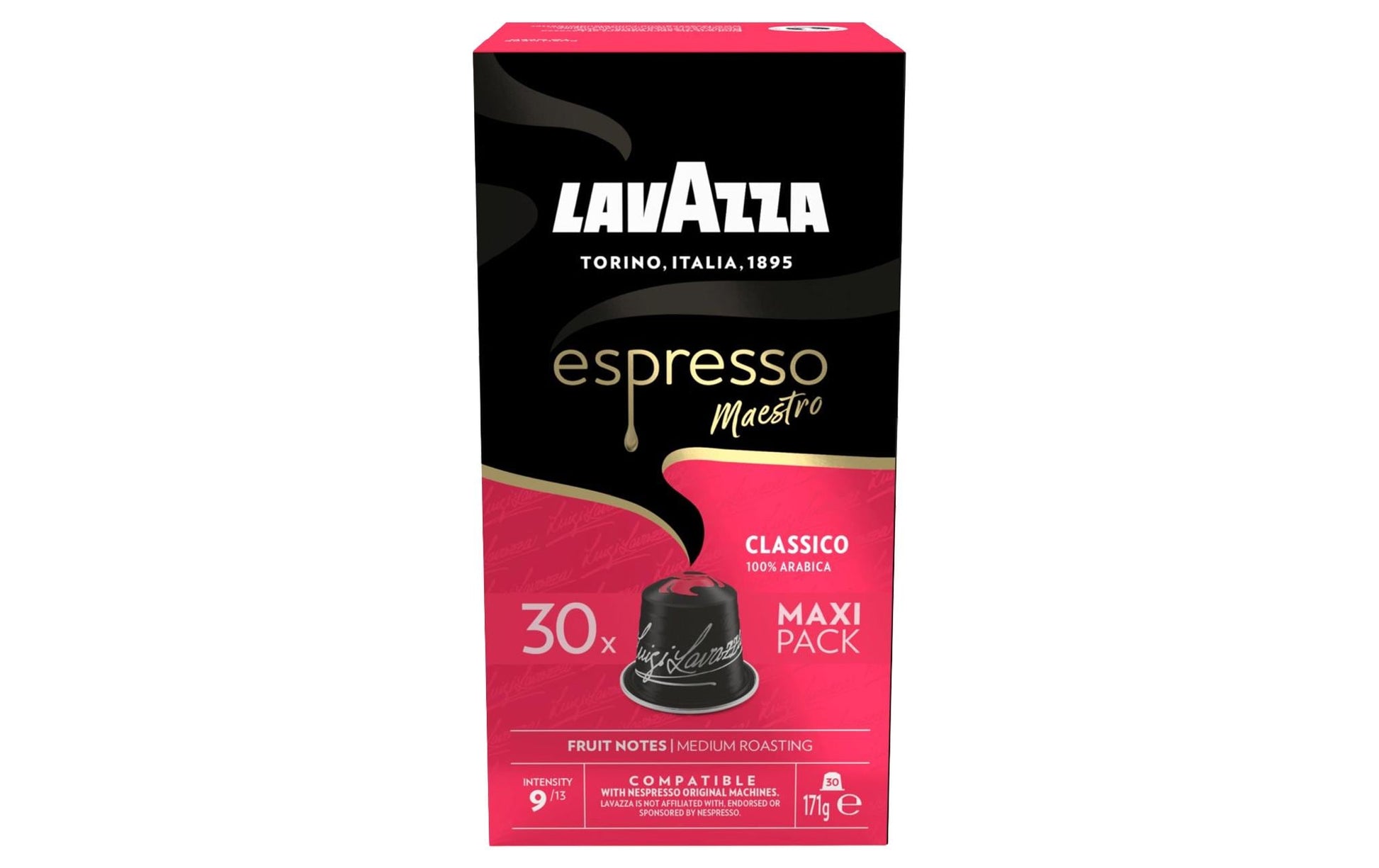 Lavazza Espresso Classico – Kapseln für Nespresso – 30 Kapseln