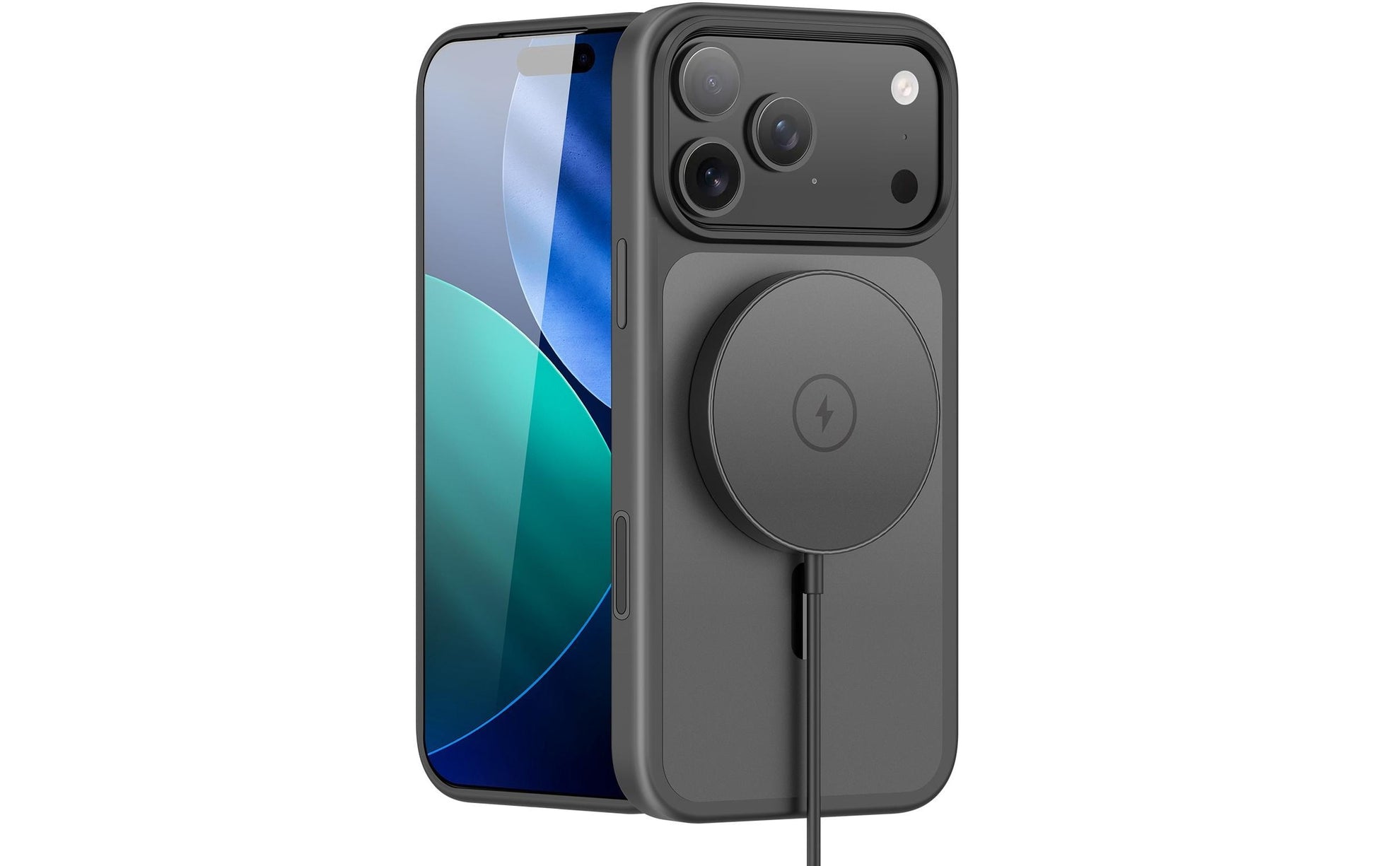 nevox StyleShell INVISIO Backcover – für Apple iPhone 17 Pro, TPU, Schwarz
