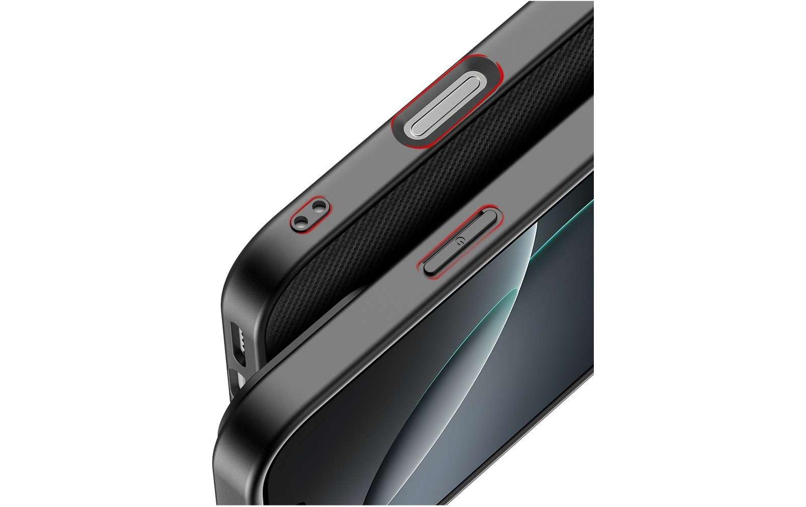 nevox StyleShell NYLO – Backcover – für Apple iPhone 17 Pro Max, TPU, schwarz