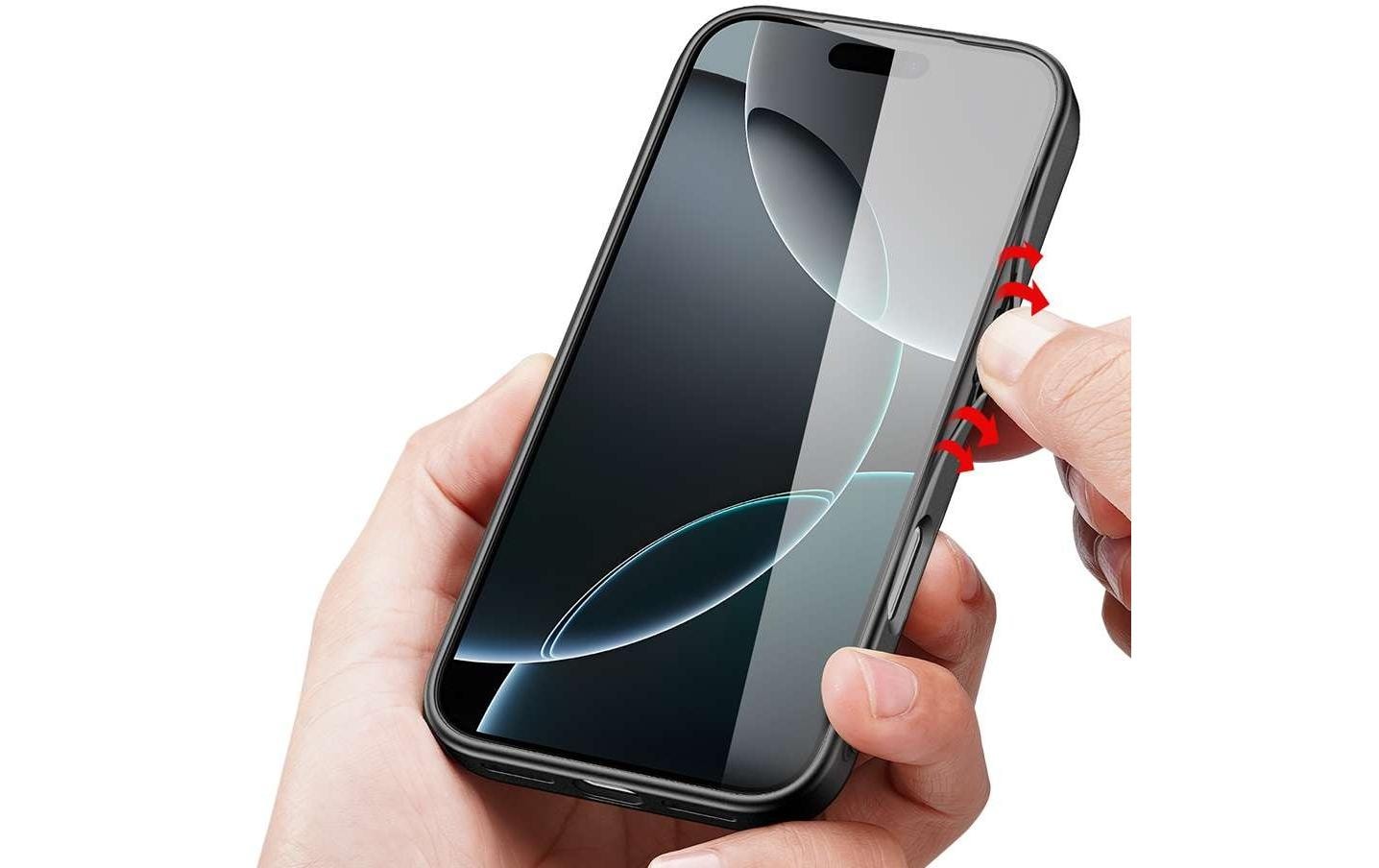 nevox StyleShell NYLO – Backcover – für Apple iPhone 17 Pro Max, TPU, schwarz