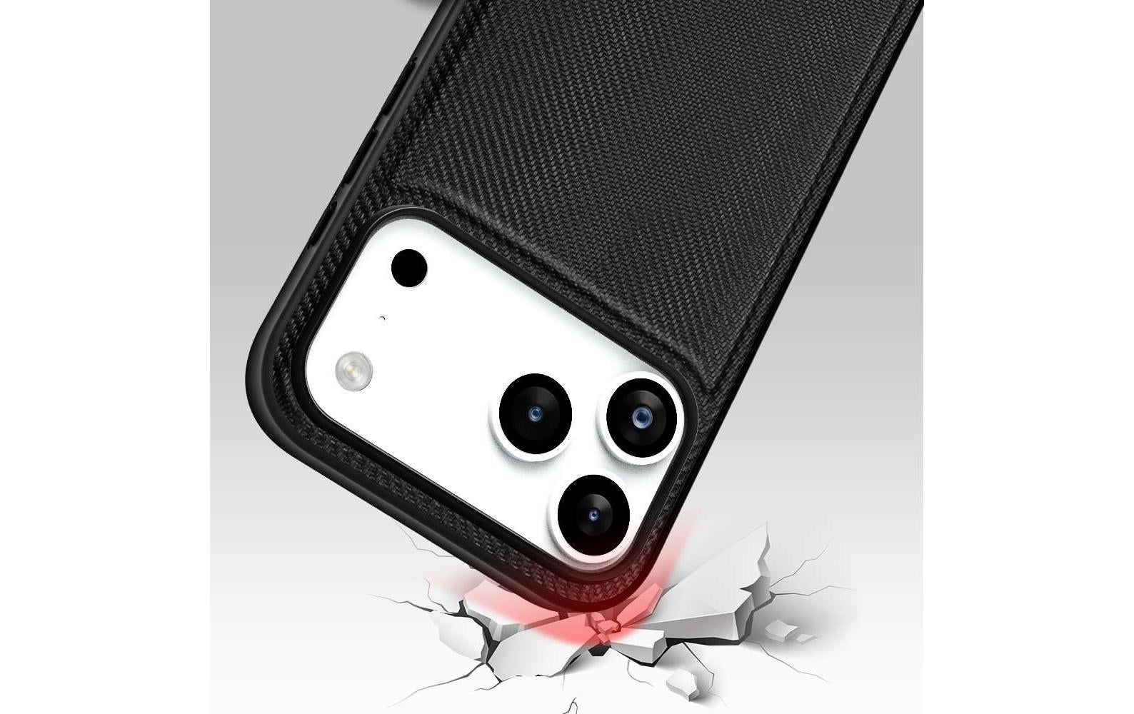 nevox StyleShell NYLO – Backcover – für Apple iPhone 17 Pro Max, TPU, schwarz