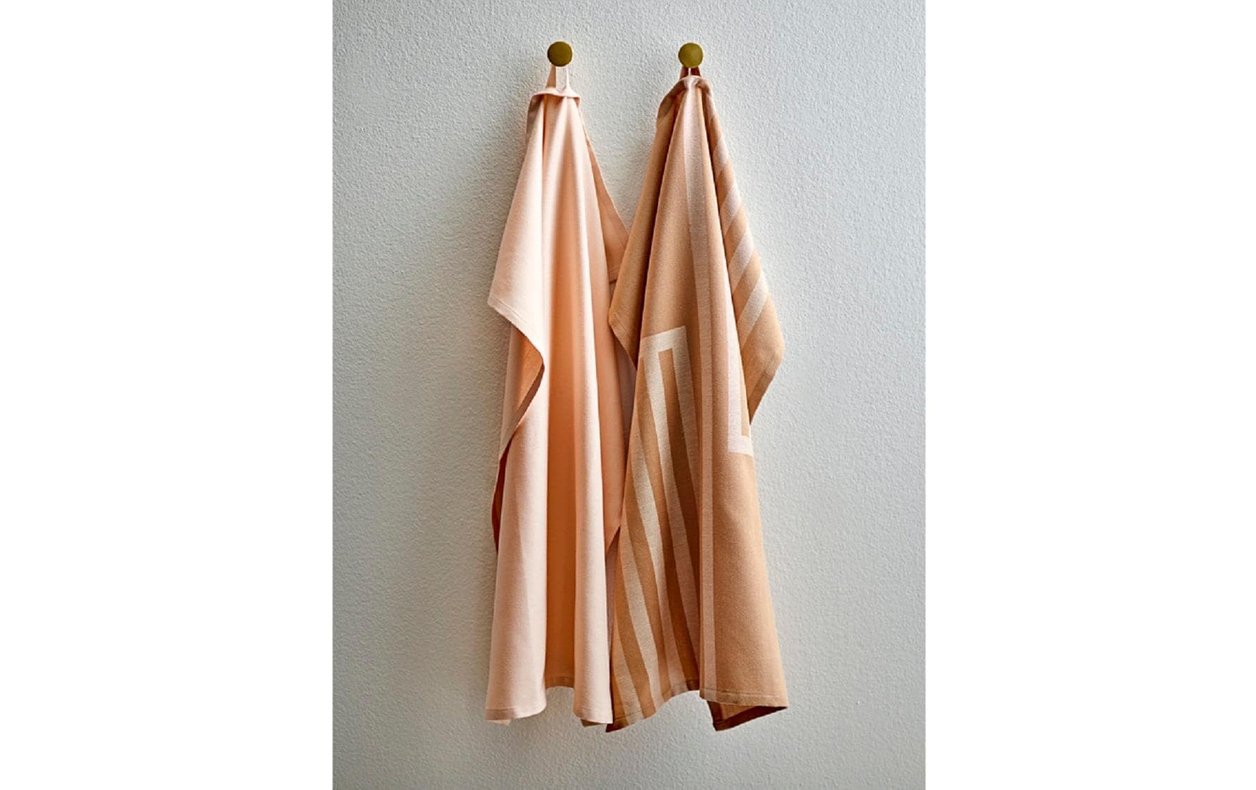 Södahl Geschirrtücher 2er-Set, 50 × 70 cm, Baumwolle, Taupe