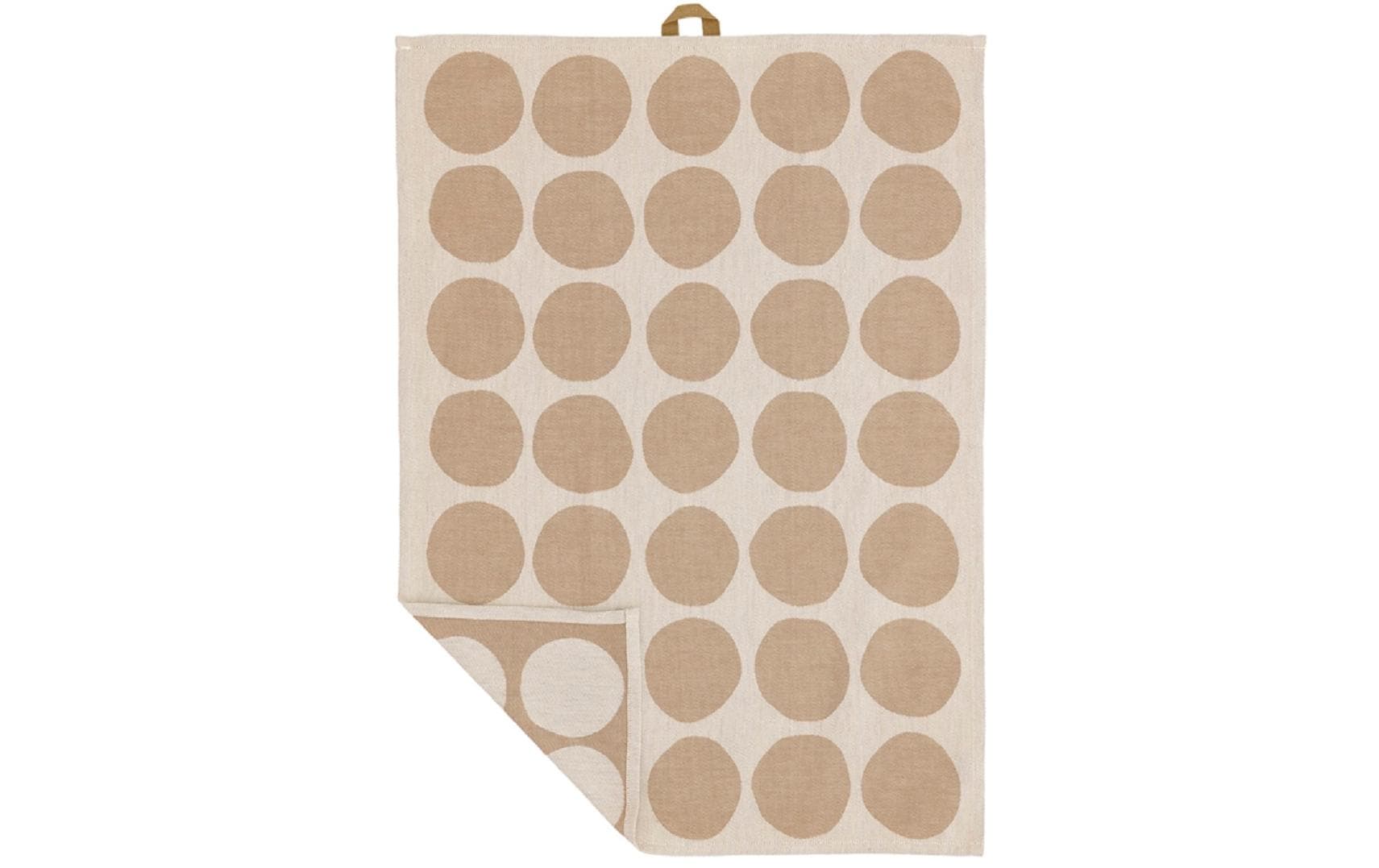 Södahl Geschirrtuch Bubbles – 50 × 70 cm, Dunkelbraun, Baumwolle, 2er-Set, OEKO-TEX