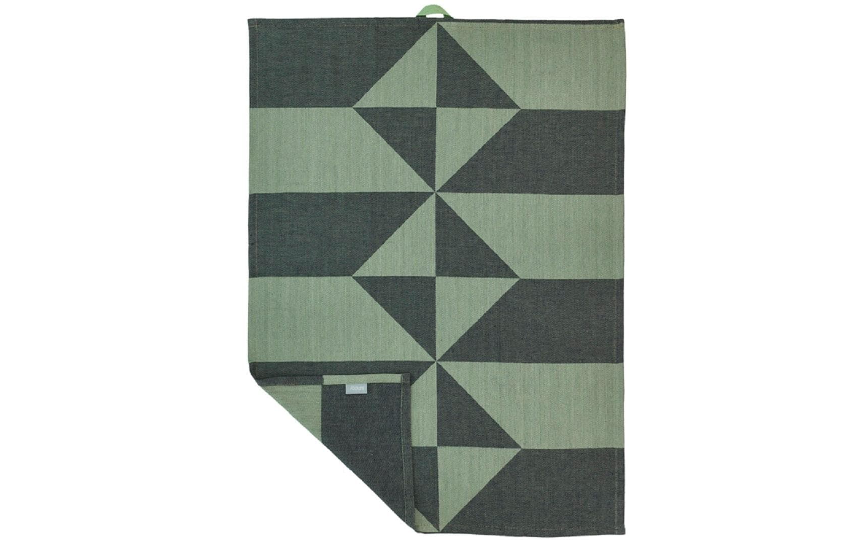 Södahl Geschirrtuch Twist – 50 × 70 cm, Grün, Baumwolle, 2er-Set, OEKO-TEX