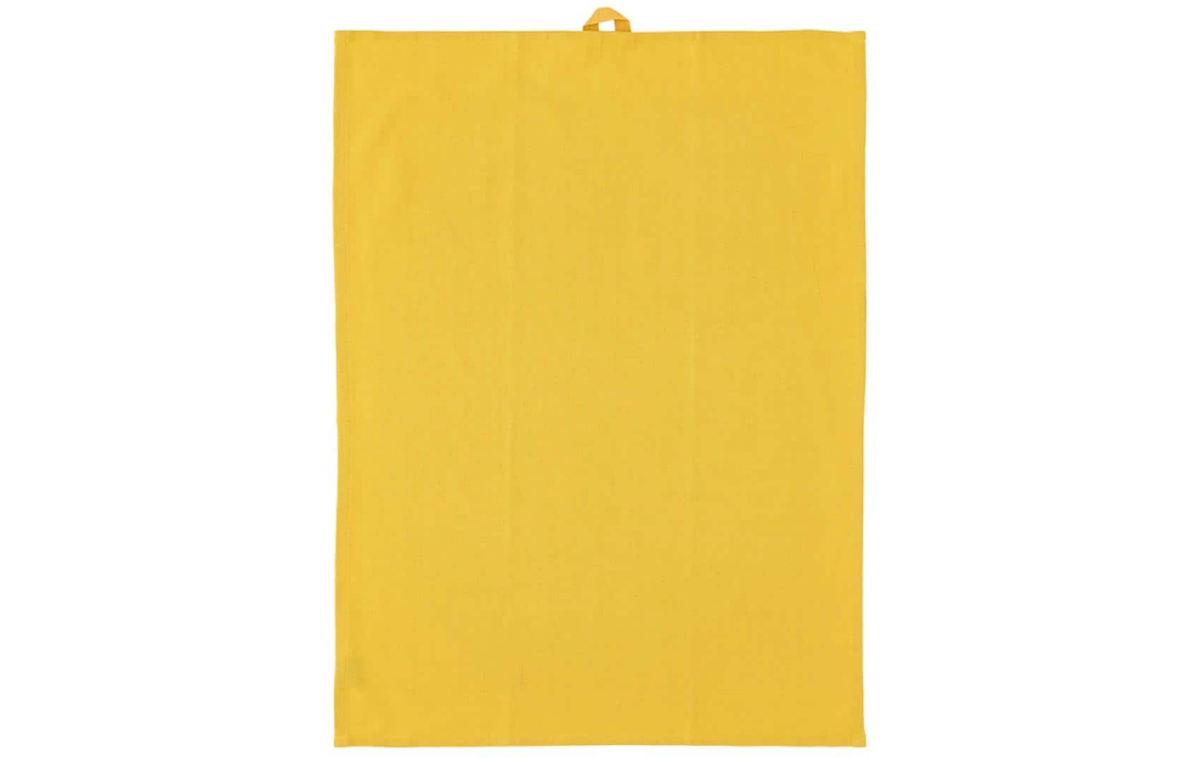 Södahl Geschirrtuch Bubbles – 50 × 70 cm, Gelb, Baumwolle, 2er-Set