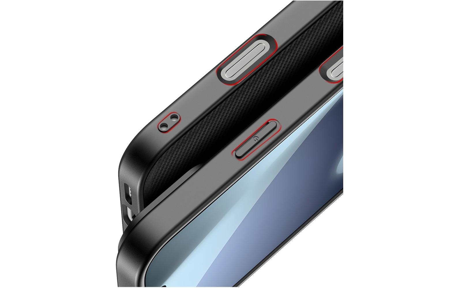 nevox StyleShell NYLO – Backcover – für Apple iPhone 17 Pro, TPU, Schwarz