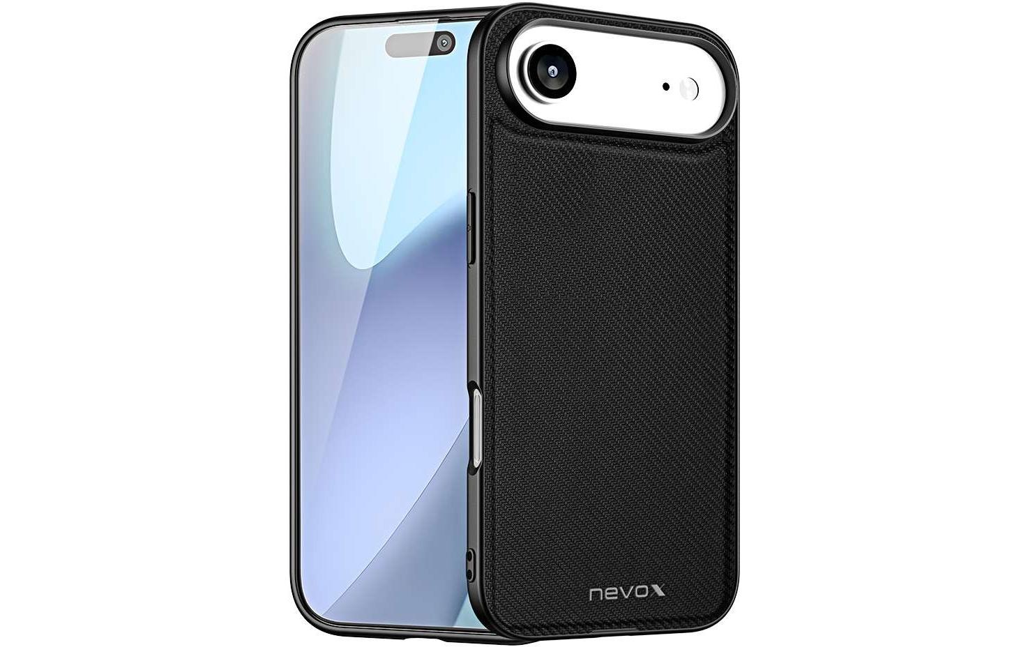 Nevox StyleShell NYLO – Rückcover – für Apple iPhone Air, TPU, Schwarz