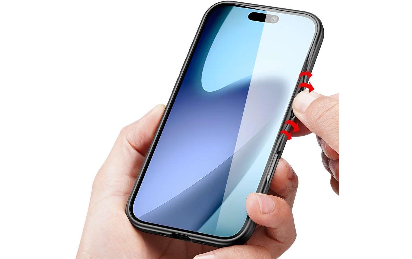 Nevox StyleShell NYLO – Rückcover – für Apple iPhone Air, TPU, Schwarz