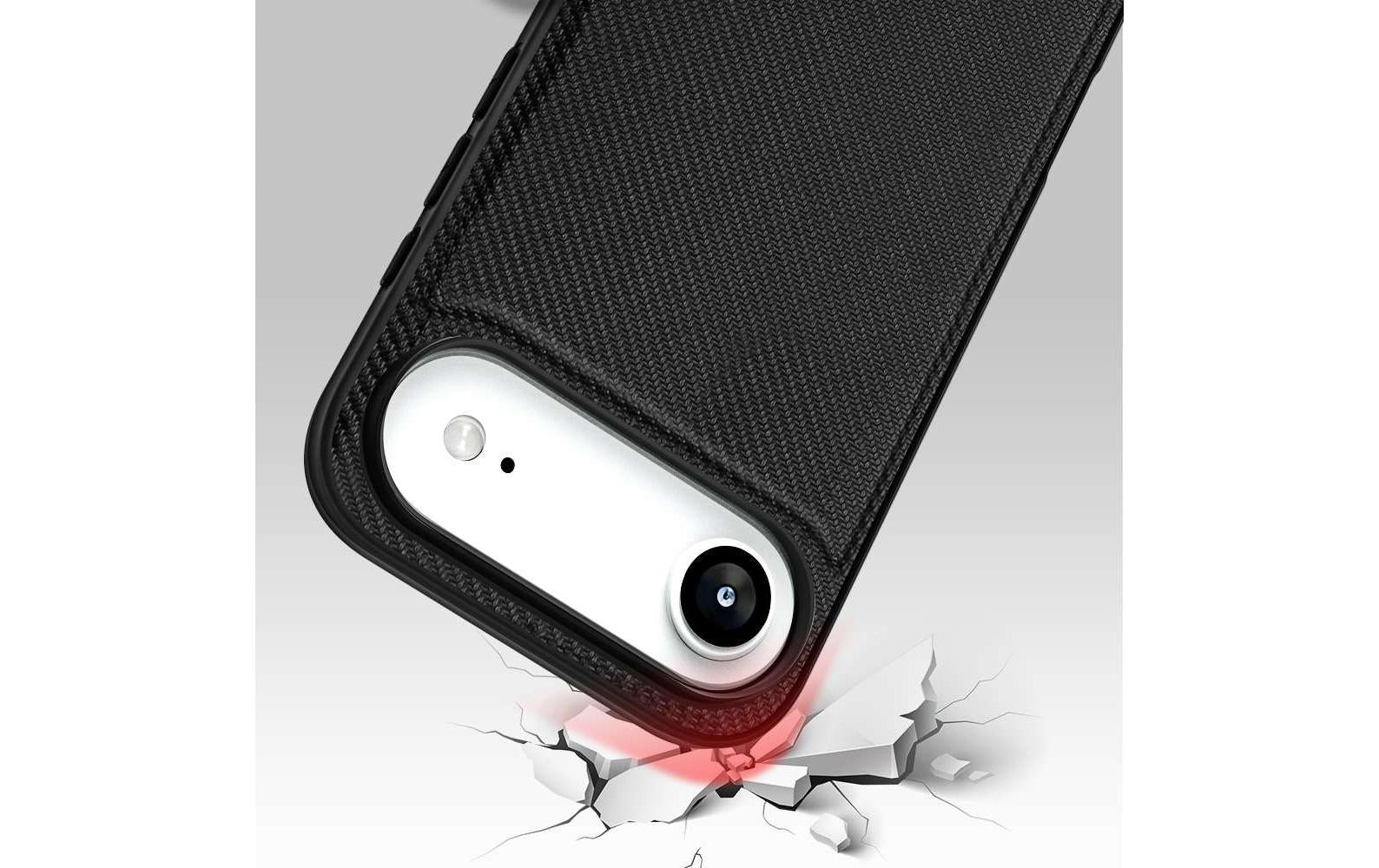 Nevox StyleShell NYLO – Rückcover – für Apple iPhone Air, TPU, Schwarz