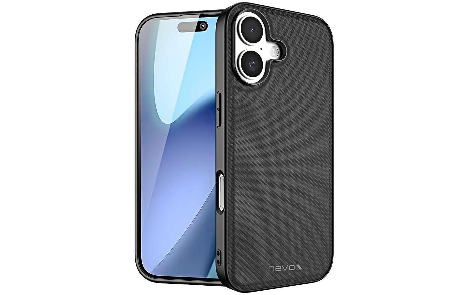Nevox Backcover StyleShell NYLO – für Apple iPhone 17 – schwarz – TPU