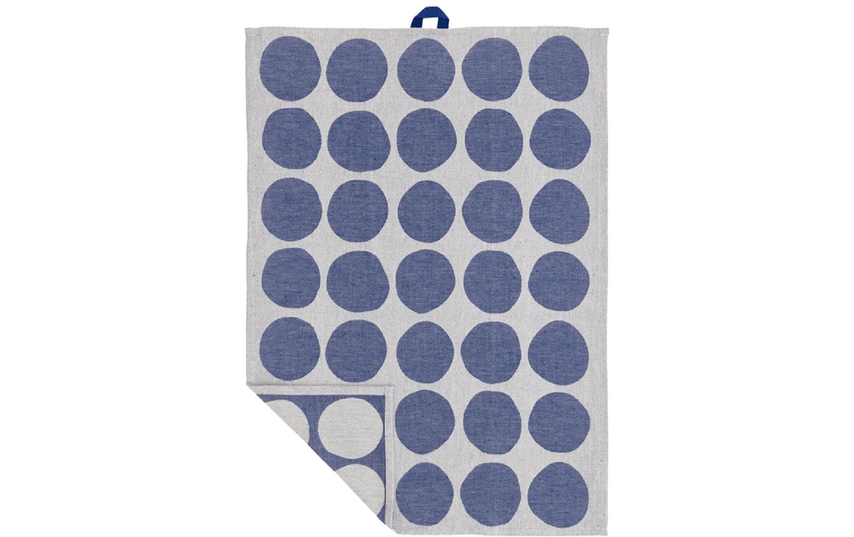 Södahl Geschirrtuch Bubbles – Blau – 50 × 70 cm – Baumwolle – 2er-Set