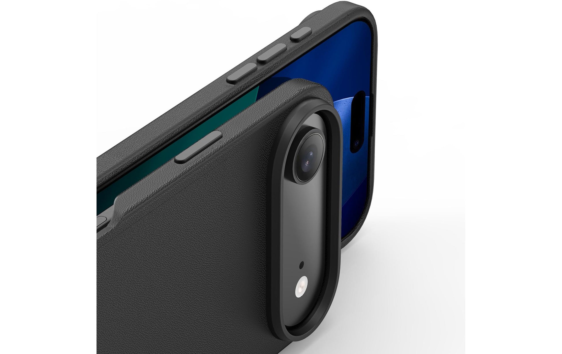 Nevox StyleShell PRO Backcover – für Apple iPhone Air, Leder, Schwarz