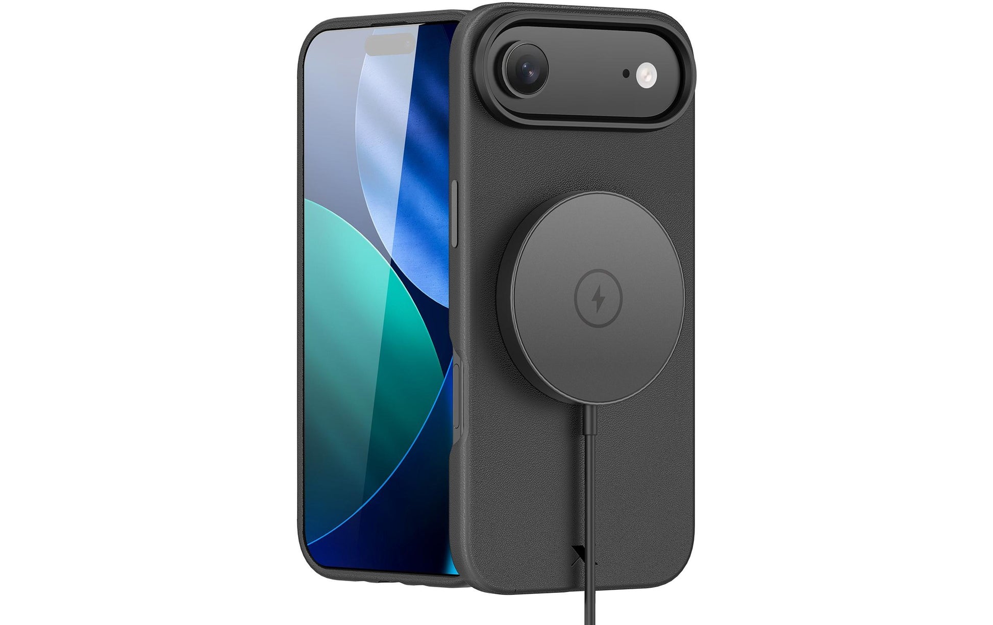 Nevox StyleShell PRO Backcover – für Apple iPhone Air, Leder, Schwarz