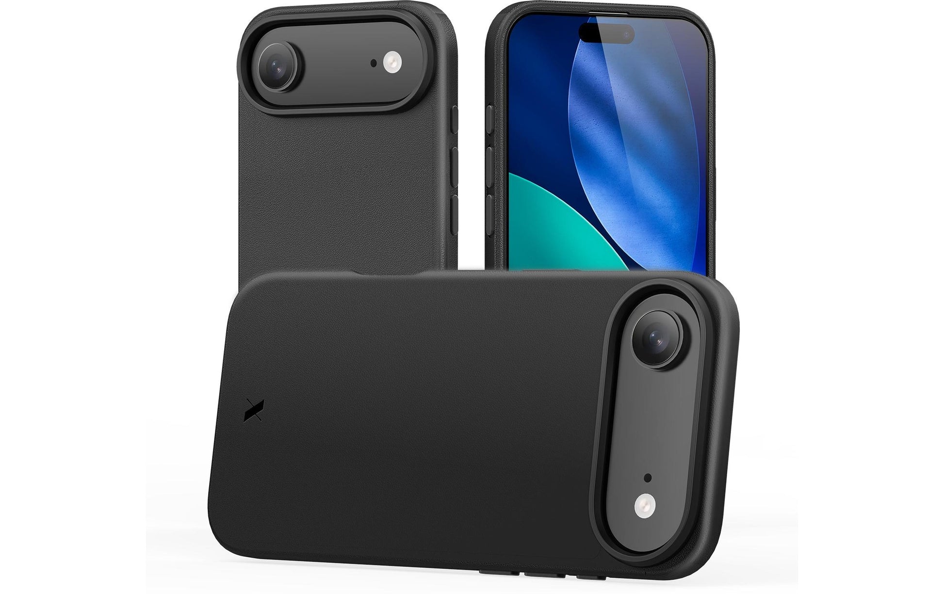 Nevox StyleShell PRO Backcover – für Apple iPhone Air, Leder, Schwarz