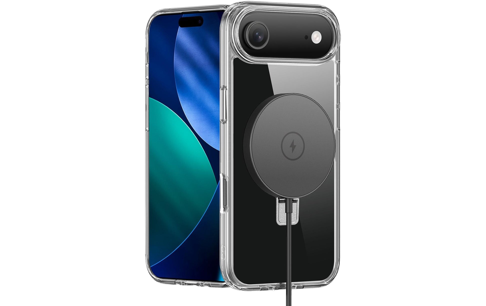 nevox StyleShell SHOCKFlex – Backcover – für Apple iPhone Air, mit Ständer, TPU, Transparent