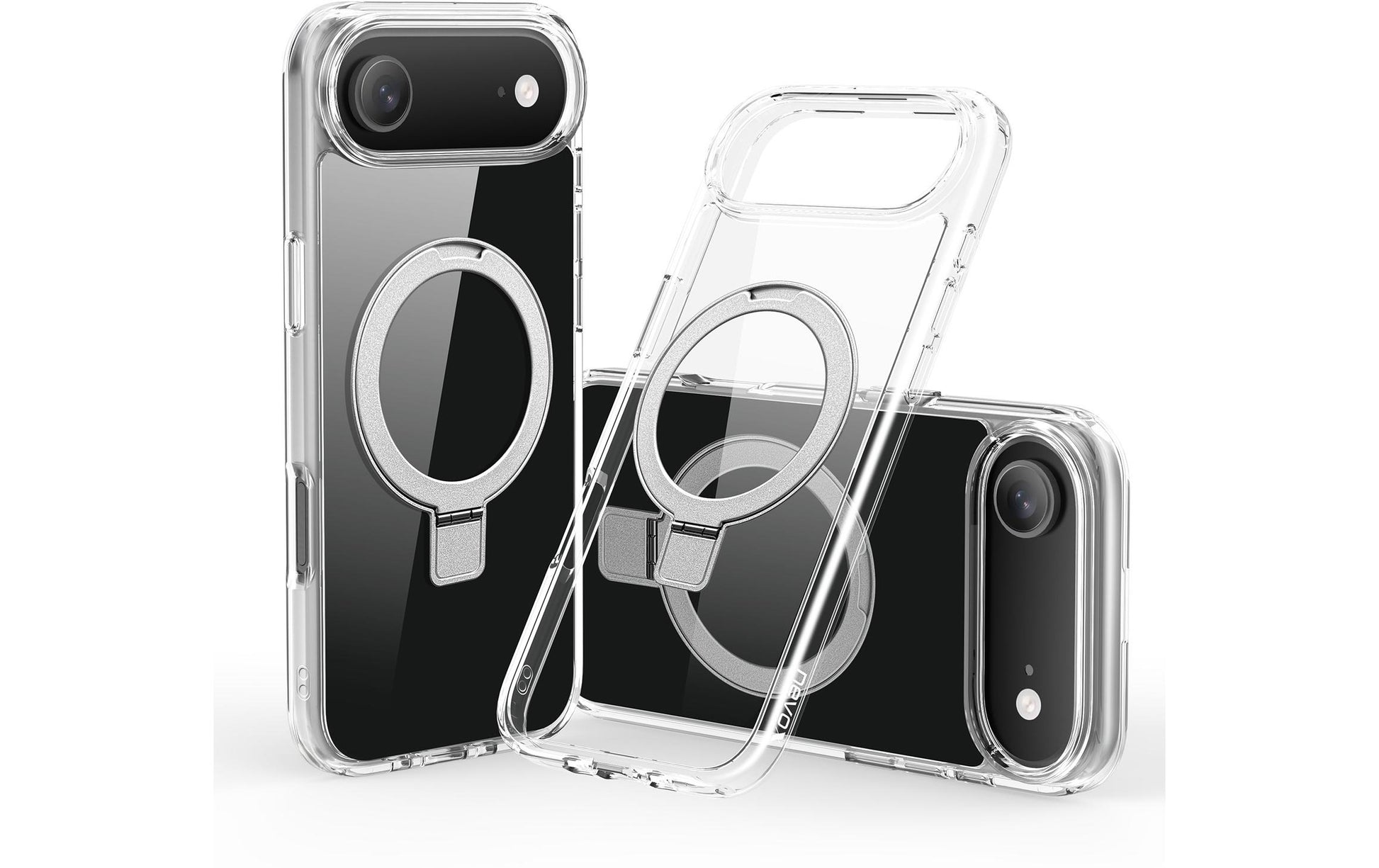 nevox StyleShell SHOCKFlex – Backcover – für Apple iPhone Air, mit Ständer, TPU, Transparent
