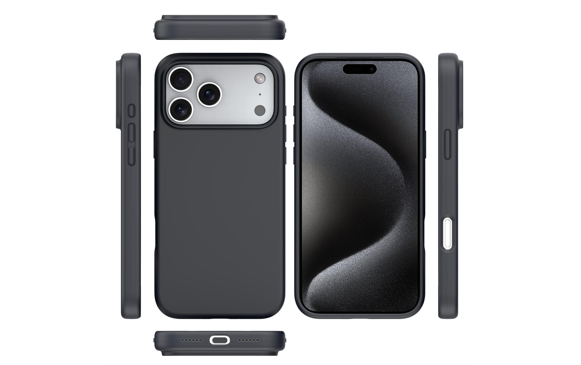 Nevox StyleShell SHOCK – Backcover – für Apple iPhone 17 Pro Max, PC, Schwarz