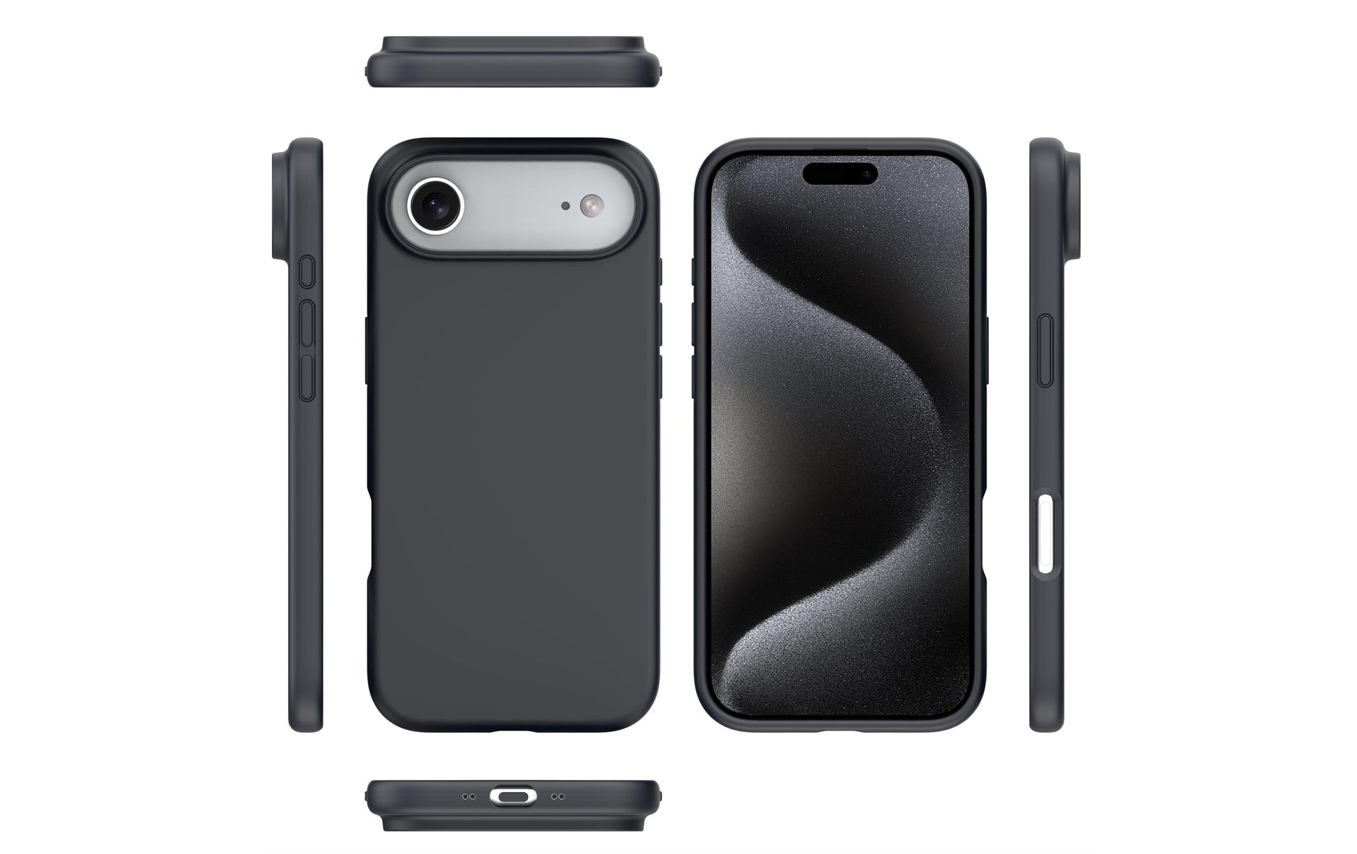 nevox StyleShell SHOCK Backcover – für Apple iPhone 17, PC, Schwarz