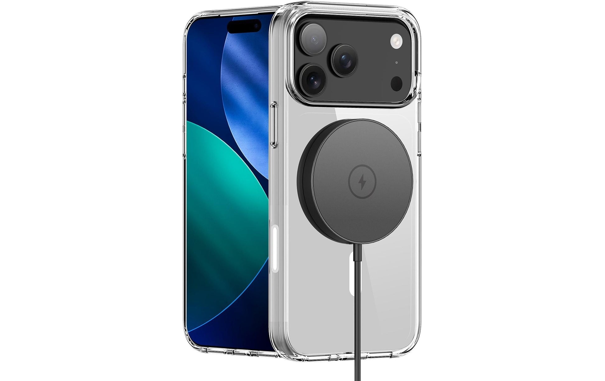 nevox StyleShell SHOCKFlex Backcover – für Apple iPhone 17 Pro Max, MagSafe, PC, Transparent