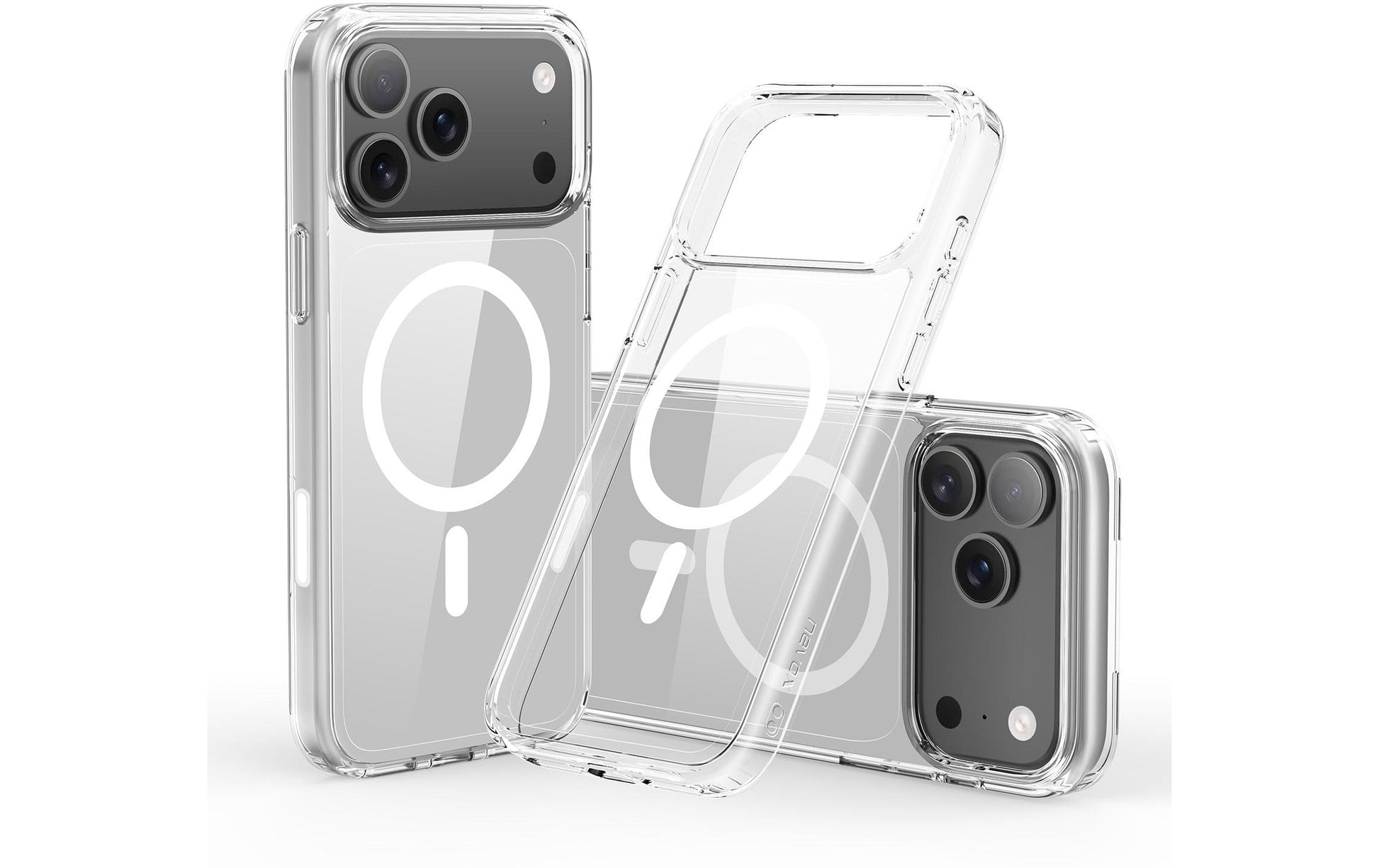 nevox StyleShell SHOCKFlex Backcover – für Apple iPhone 17 Pro Max, MagSafe, PC, Transparent