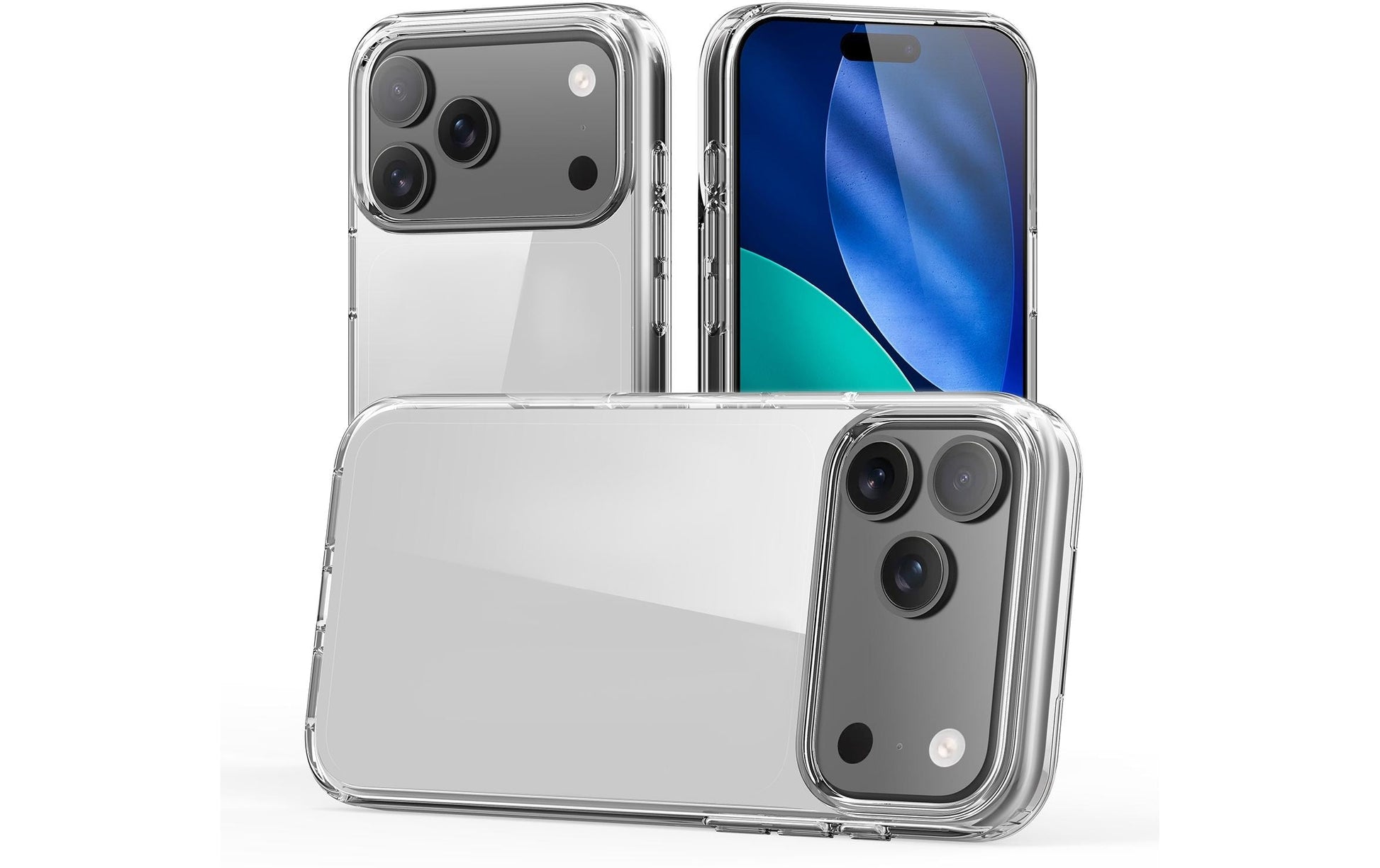 nevox StyleShell SHOCKFlex – Backcover – für Apple iPhone 17 Pro Max, TPU, Transparent