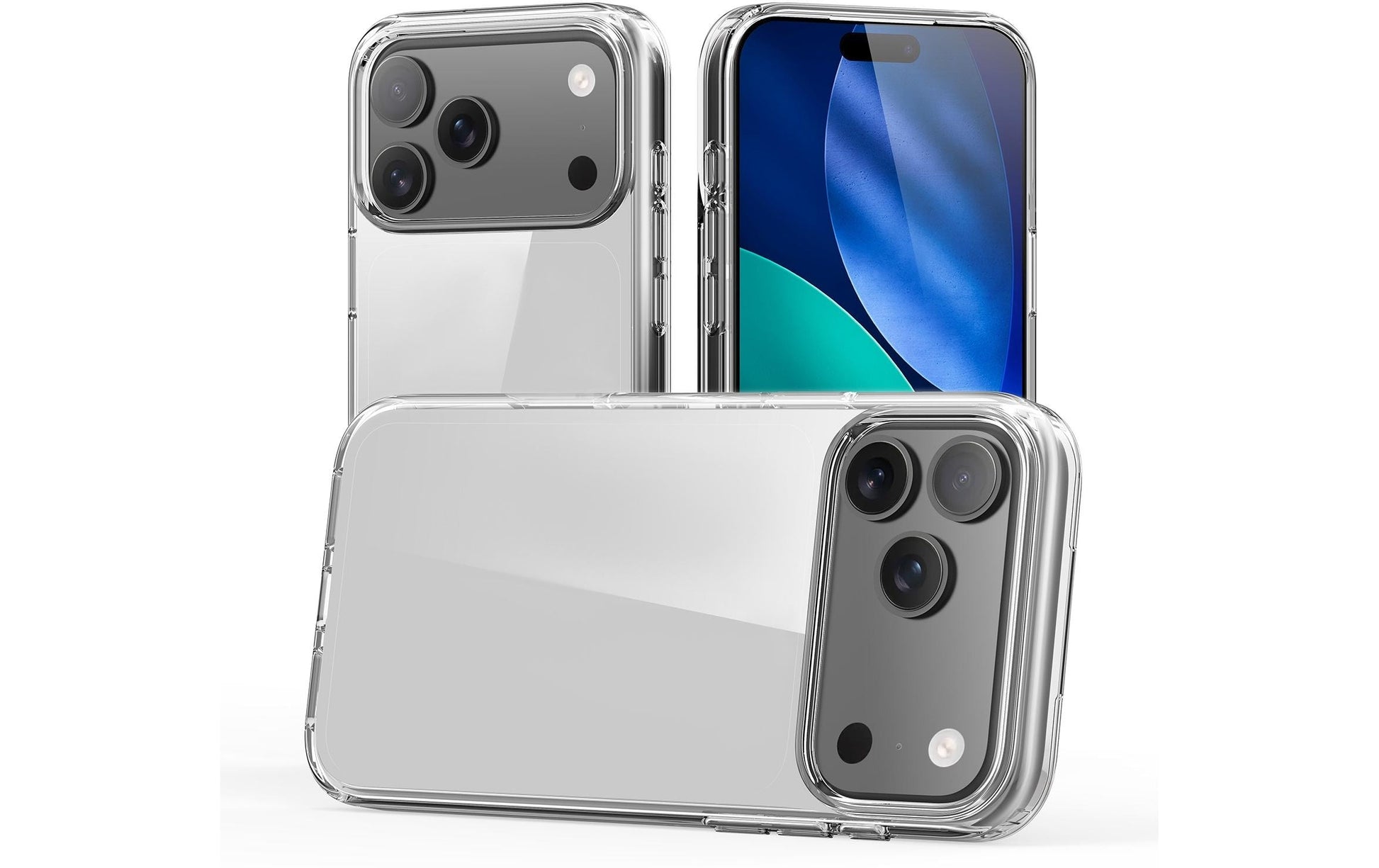 nevox StyleShell SHOCKFlex Backcover – für Apple iPhone 17 Pro, TPU, Transparent