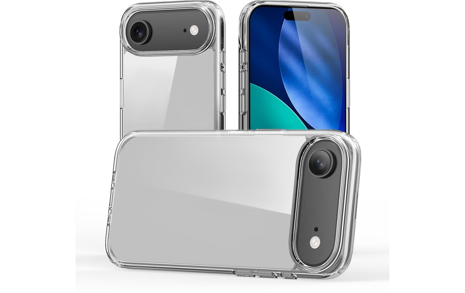 nevox StyleShell SHOCKFlex Backcover – für Apple iPhone Air, TPU, Transparent