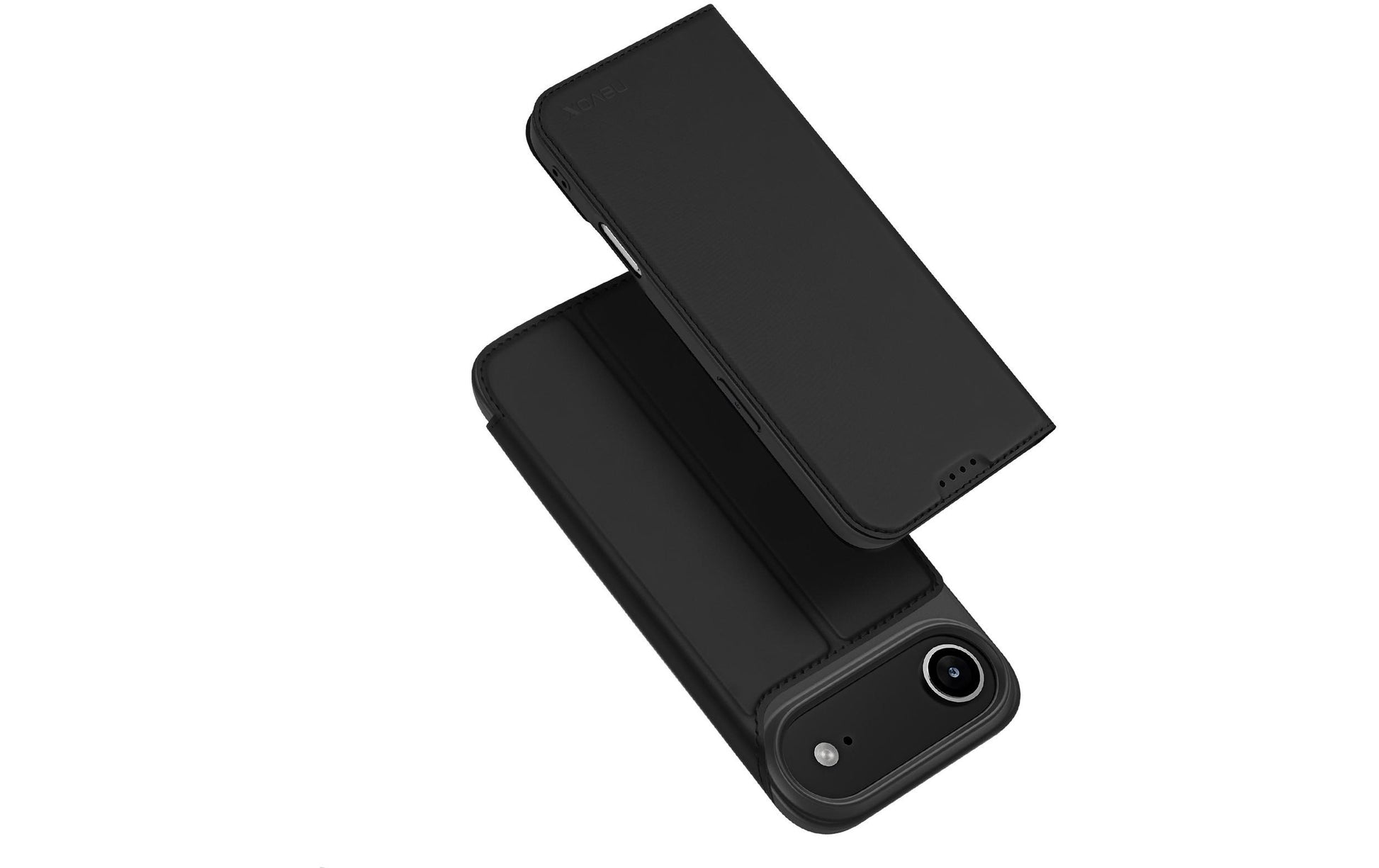 Nevox Vario Series Folio – für Apple iPhone Air, mit Kartenfach, PU, Schwarz