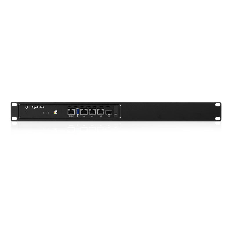 Ubiquiti EdgeRouter 4 – VPN-Router – 3×GbE LAN, 1×GbE WAN, IPSec/OpenVPN/L2TP/PPTP, 1U