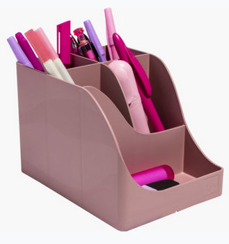 Exacompta Multiköcher – 5 Fächer, rosa, Kunststoff, B 109 × H 119 × T 155 mm