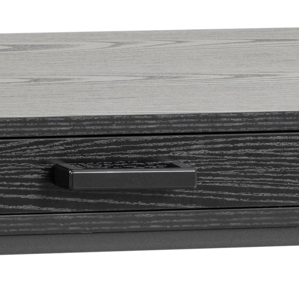 Actona Tischplatte – 110 × 45 cm – schwarz