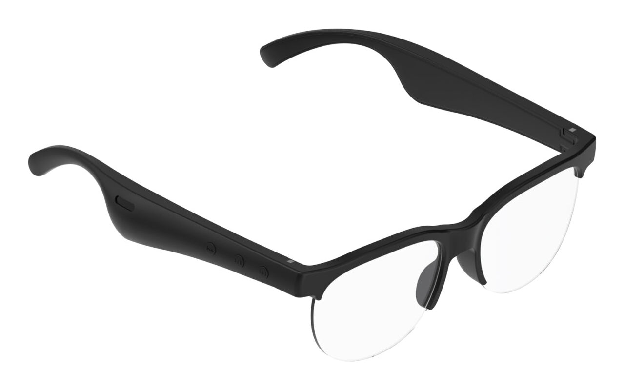 4smarts Soundglass Sport 2 Over-Ear Kopfhörer – Ohrbügel, Stereo, BT 5.3, Schwarz
