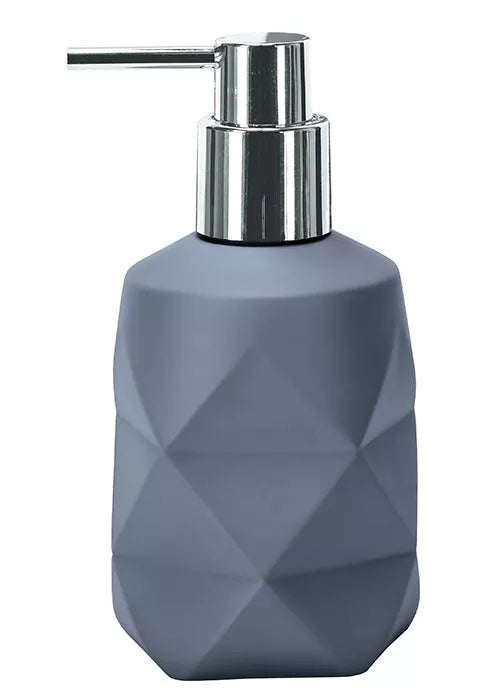 Kleine Wolke Crackle Seifenspender – Polyresin, Dunkelgrau, 200 ml
