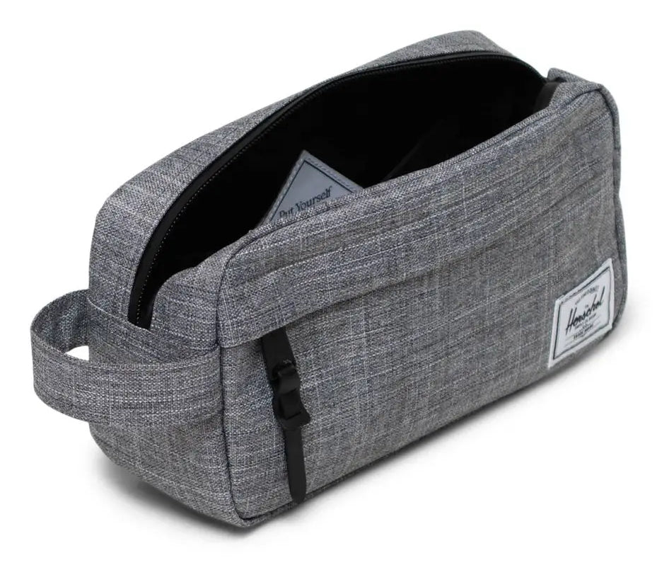 Herschel Kulturbeutel Chapter Small Travel Kit – wasserfest – 215,9 × 133,4 × 82,6 mm – grau, Polyester