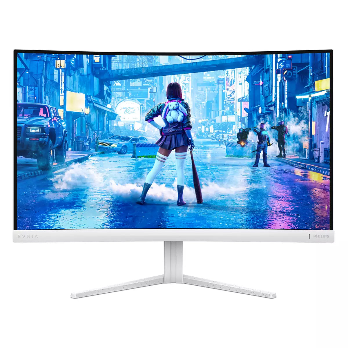 Philips 27M2C5201L/00 – Monitor, 27", VA, 180 Hz, 300 cd/m², Adaptive Sync, Gebogen, VESA 100 × 100, Weiss