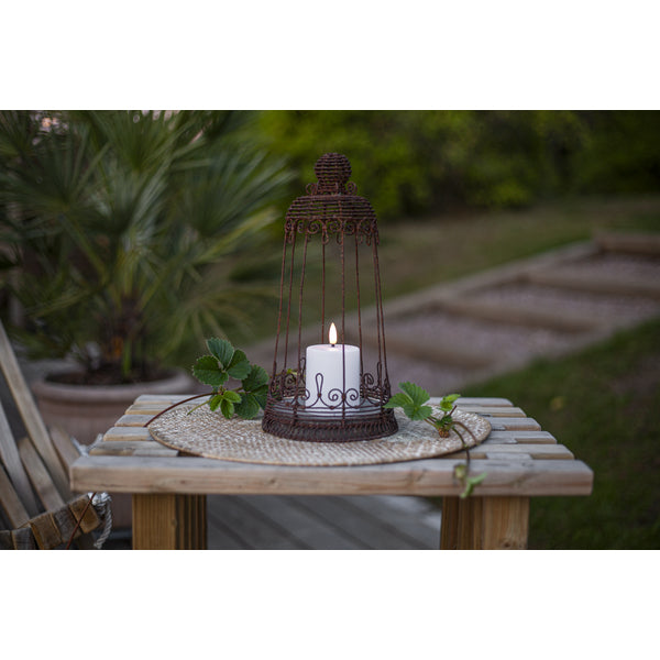 Star Trading LED-Teelicht Aussen Paula – 10 cm, 0,02 W, Warmweiss, Batteriebetrieb, Timer, Weiss