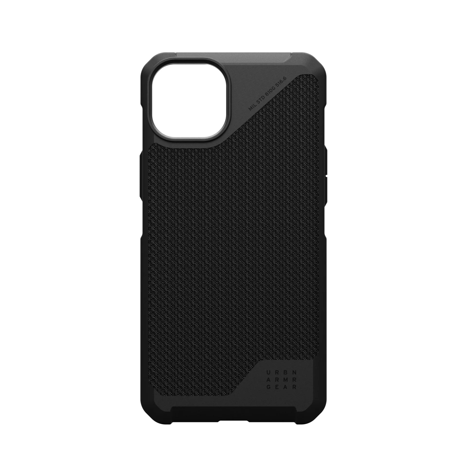 Urban Armor Gear UAG – Backcover Metropolis LT – für Apple iPhone 15 Plus – schwarz – Kevlar/TPU – MagSafe-kompatibel