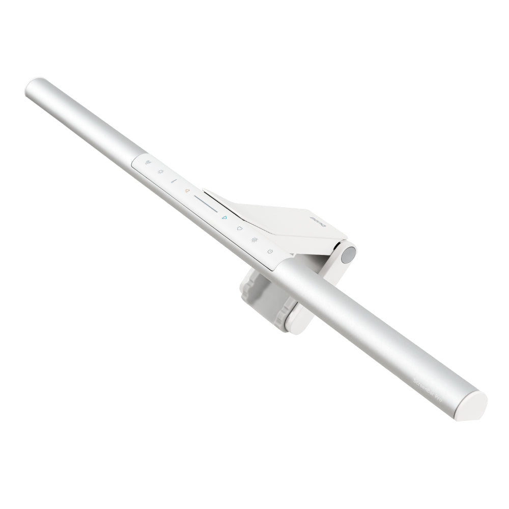 BenQ LED ScreenBar Pro Bildschirmleuchte – USB, dimmbar, Tasten – 2’700–6’500 K – 1’000 lm – Silber