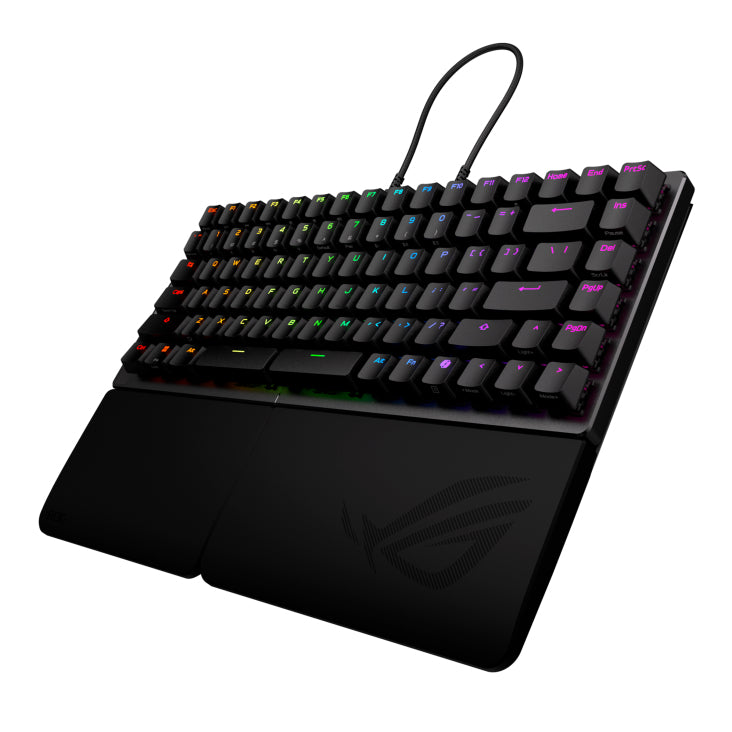 ASUS ROG Falcata – Gaming-Tastatur 75% – Mechanisch – USB & Bluetooth & 2,4 GHz – RGB – Ohne Ziffernblock