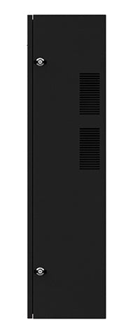 Hagor SOPW Display-Gehäuse – IP65 Frontschutz, 6,4 mm VSG-Sicherheitsglas – für 75" Displays – Schwarz