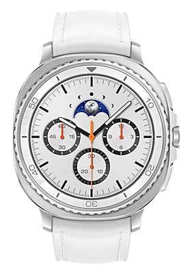 Samsung Galaxy Watch 8 Classic – Smartwatch – 46 mm, GPS, WLAN, NFC, Bluetooth, 5 ATM, Weiss