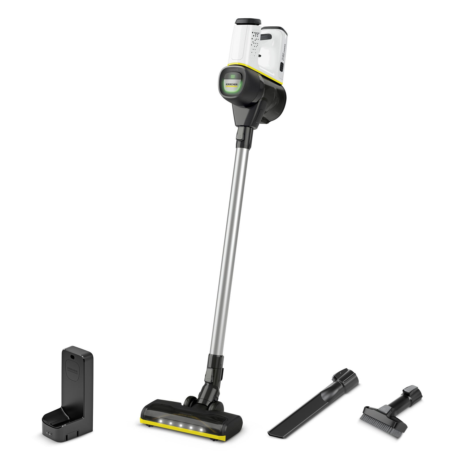 Kärcher Stabstaubsauger VC 6 – 2-in-1, 0,8 l, Akkubetrieb, 2 Stufen