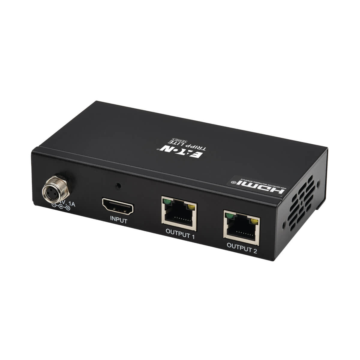 Tripp Lite B127A-002-BHPH2 – Extender-Set, über Cat6, 1× HDMI In / 2× HDMI Out, 4K@60 Hz, 70 m, HDR, HDCP 2.2